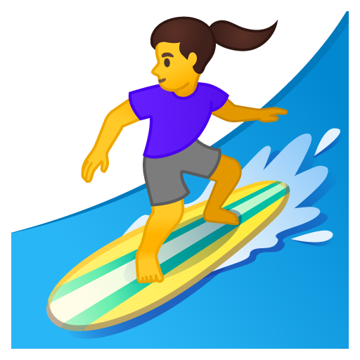 Woman Surfing, the design in this release