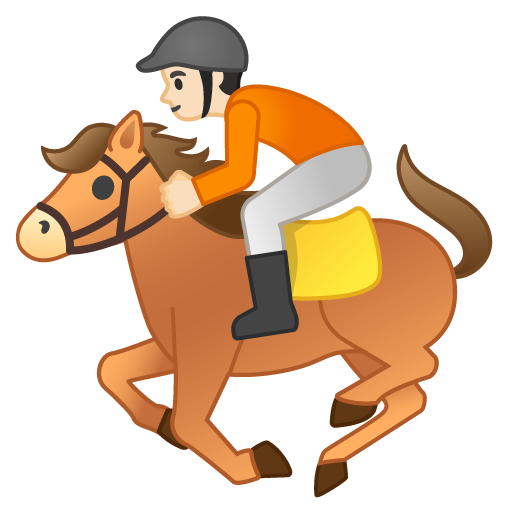 Horse Racing: Light Skin Tone, the design in this release