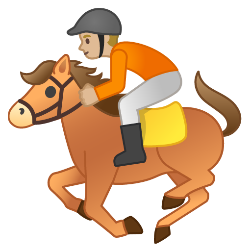 Horse Racing: Medium-Light Skin Tone, the design in this release