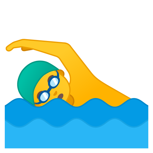 Man Swimming, the design in this release