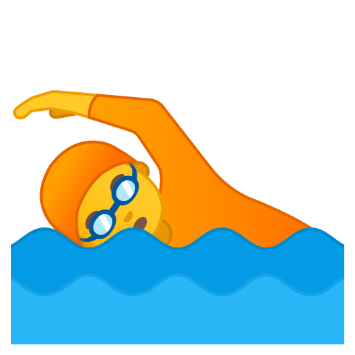 Person Swimming, the design in this release