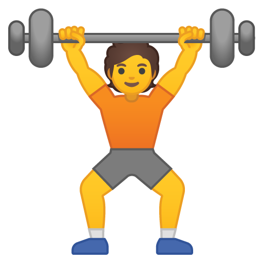 Person Lifting Weights, the design in this release