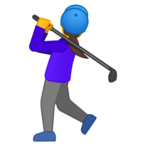 Woman Golfing, the design in this release
