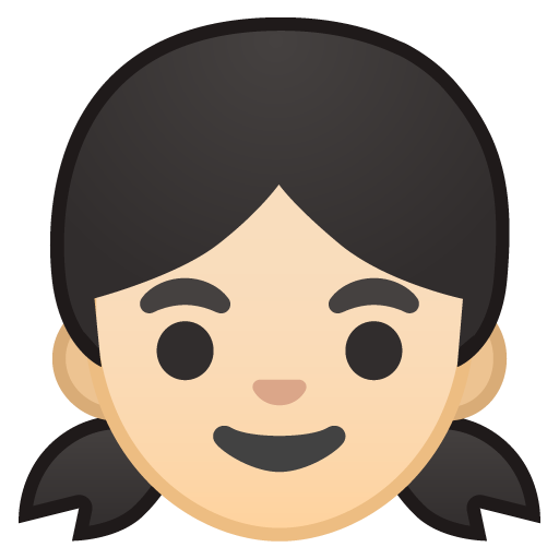 Girl: Light Skin Tone, the previous design