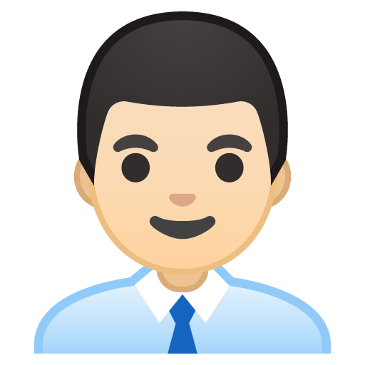 Man Office Worker: Light Skin Tone, the design in this release