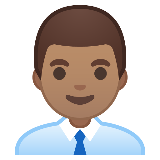 Man Office Worker: Medium Skin Tone, the design in this release