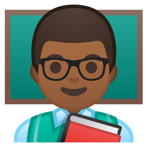 Man Teacher: Medium-Dark Skin Tone, the design in this release