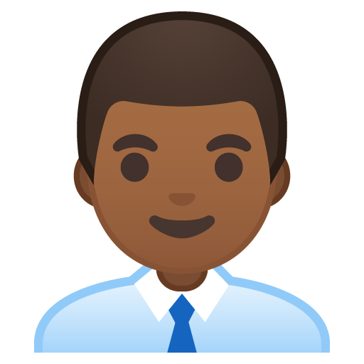 Man Office Worker: Medium-Dark Skin Tone, the design in this release