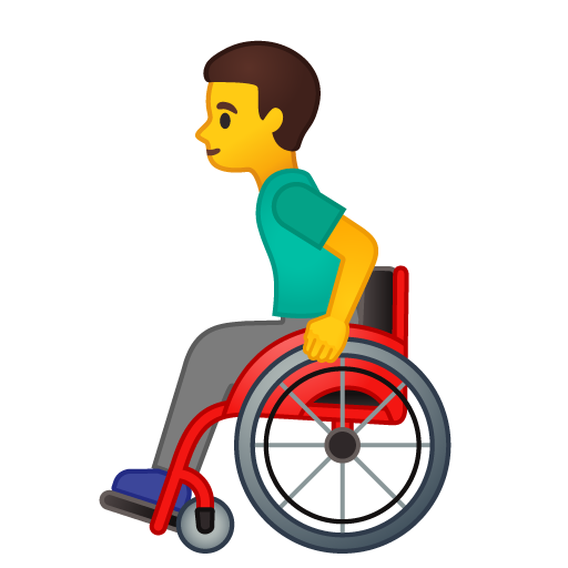 Man in Manual Wheelchair, the design in this release