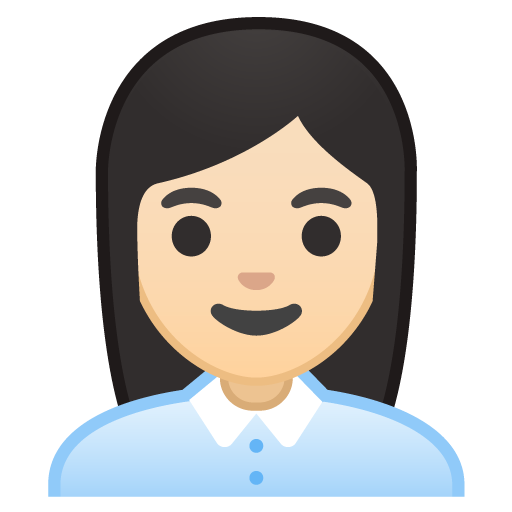 Woman Office Worker: Light Skin Tone, the design in this release