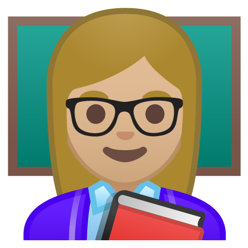 Woman Teacher: Medium-Light Skin Tone, the design in this release