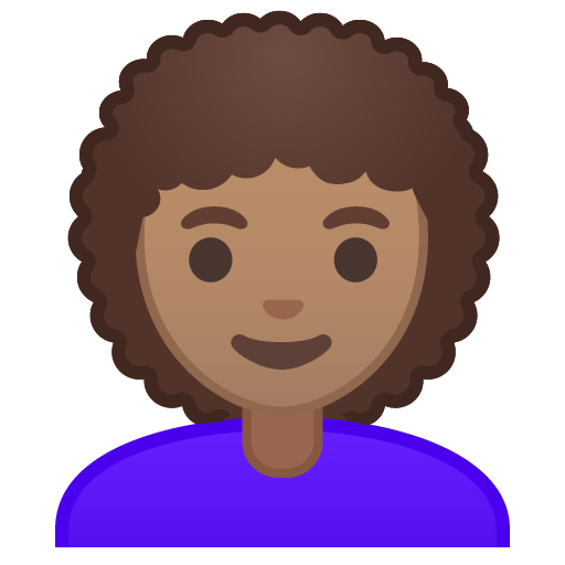 Woman: Medium Skin Tone, Curly Hair, the previous design