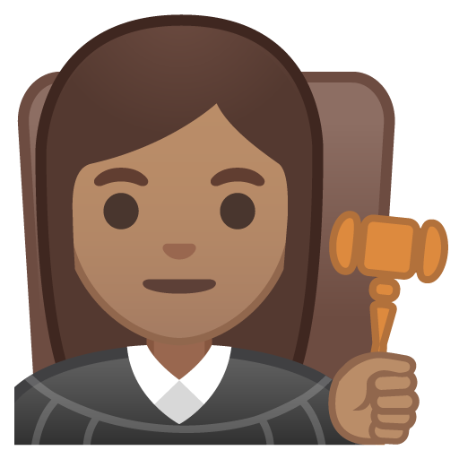Woman Judge: Medium Skin Tone, the design in this release