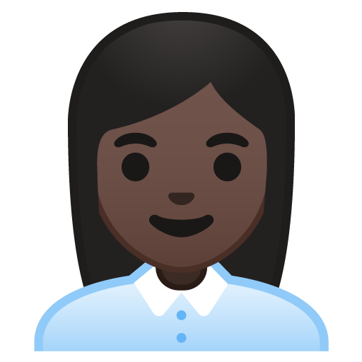 Woman Office Worker: Dark Skin Tone, the design in this release