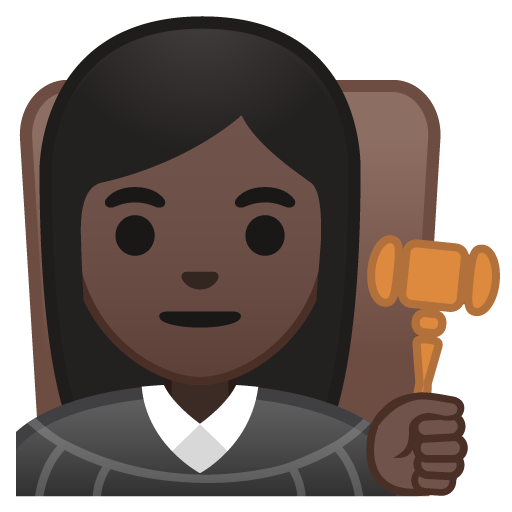 Woman Judge: Dark Skin Tone, the design in this release