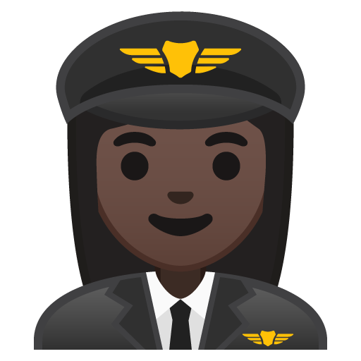 Woman Pilot: Dark Skin Tone, the design in this release