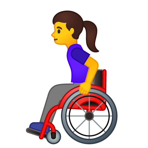 Woman in Manual Wheelchair, the design in this release
