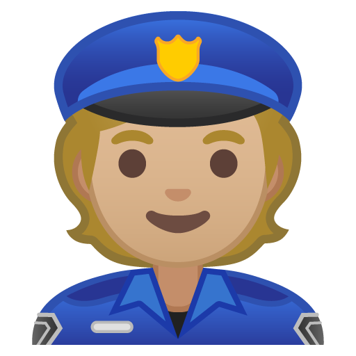 Police Officer: Medium-Light Skin Tone, the design in this release