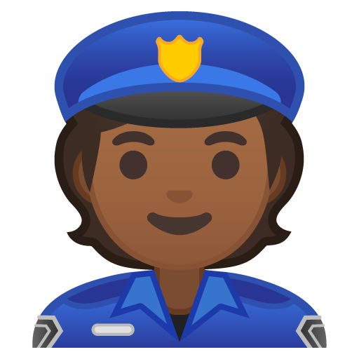 Police Officer: Medium-Dark Skin Tone, the design in this release