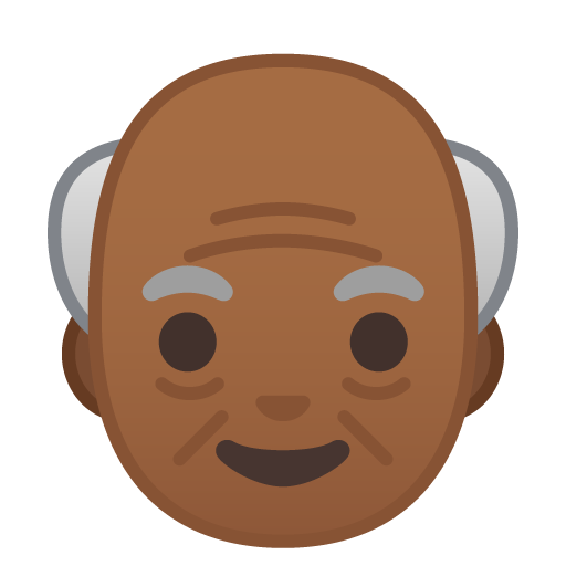 Old Man: Medium-Dark Skin Tone, the previous design