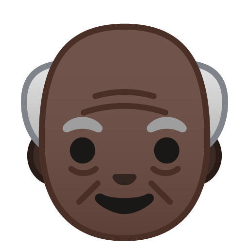 Old Man: Dark Skin Tone, the previous design