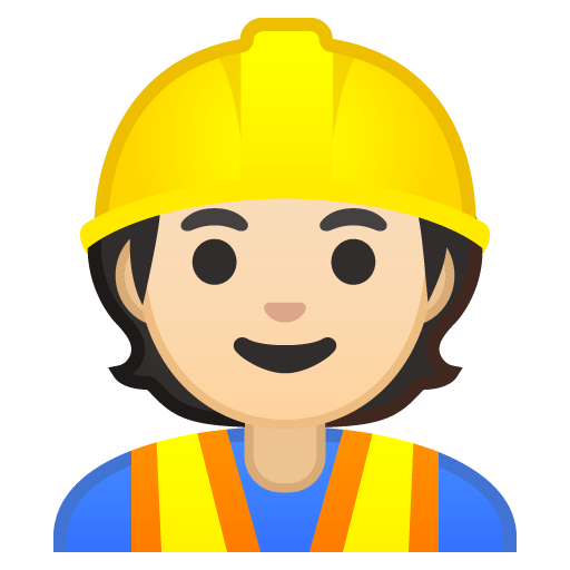 Construction Worker: Light Skin Tone, the design in this release