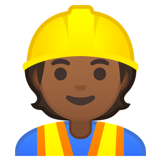 Construction Worker: Medium-Dark Skin Tone, the design in this release