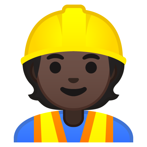 Construction Worker: Dark Skin Tone, the design in this release