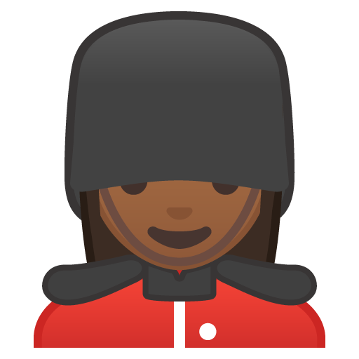 Woman Guard: Medium-Dark Skin Tone, the design in this release