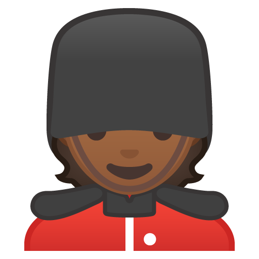 Guard: Medium-Dark Skin Tone, the design in this release