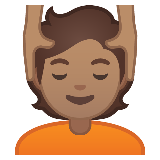 Person Getting Massage: Medium Skin Tone, the design in this release