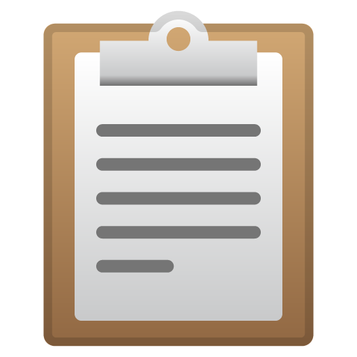 Clipboard as drawn by Google in Android 10.0