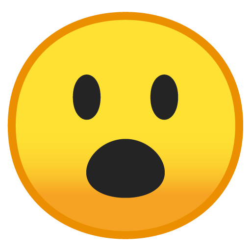 Face with Open Mouth, the previous design