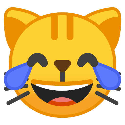 Cat with Tears of Joy, the previous design