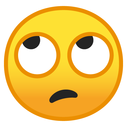 Face with Rolling Eyes, the previous design