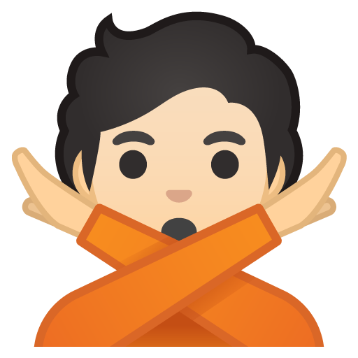 Person Gesturing NO: Light Skin Tone, the design in this release