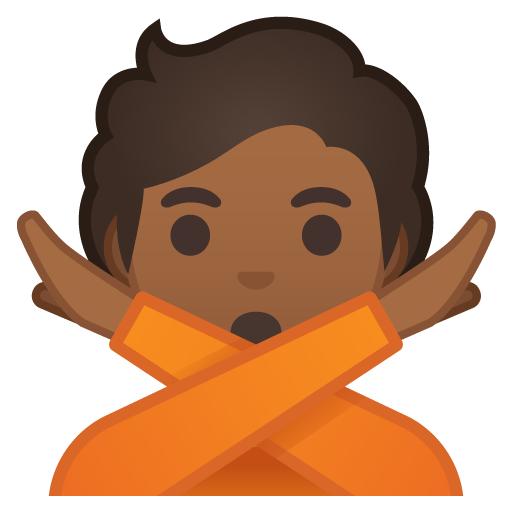 Person Gesturing NO: Medium-Dark Skin Tone, the design in this release