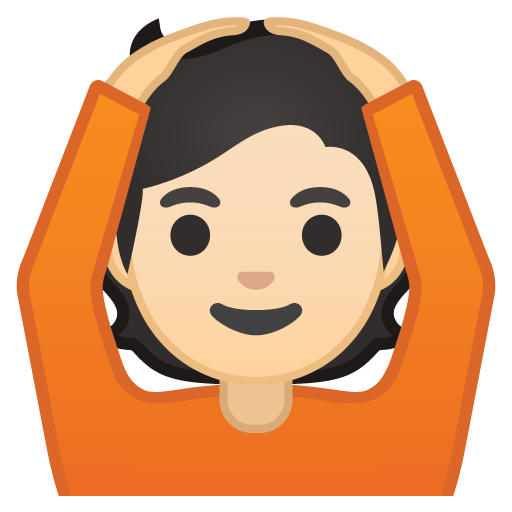 Person Gesturing OK: Light Skin Tone, the design in this release