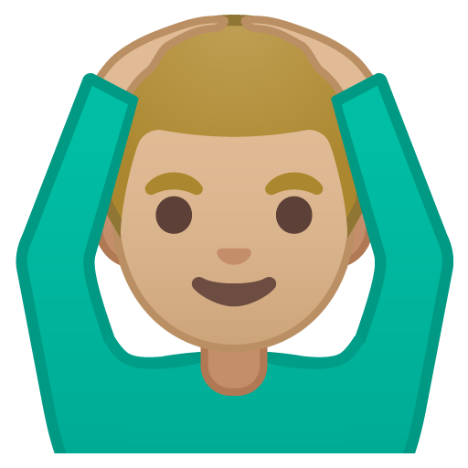 Man Gesturing OK: Medium-Light Skin Tone, the previous design