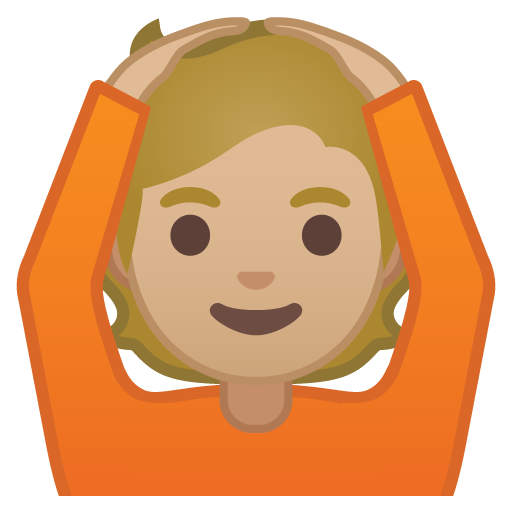 Person Gesturing OK: Medium-Light Skin Tone, the design in this release