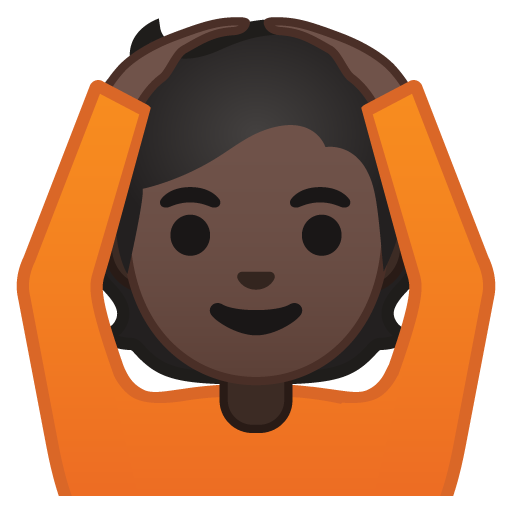 Person Gesturing OK: Dark Skin Tone, the design in this release