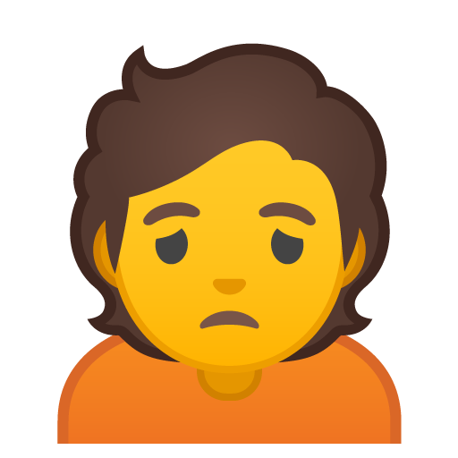 Person Frowning, the design in this release