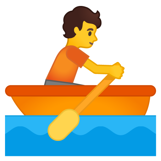 Person Rowing Boat, the design in this release