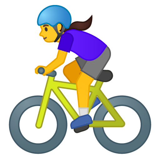 Woman Biking, the design in this release