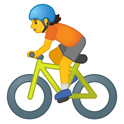 Person Biking, the design in this release