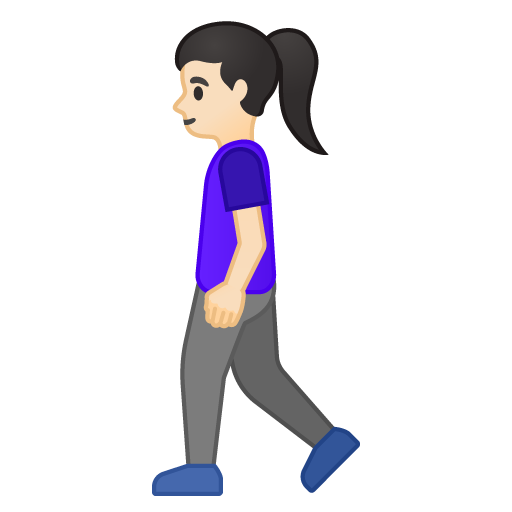 Woman Walking: Light Skin Tone, the design in this release