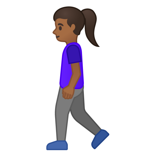 Woman Walking: Medium-Dark Skin Tone, the design in this release