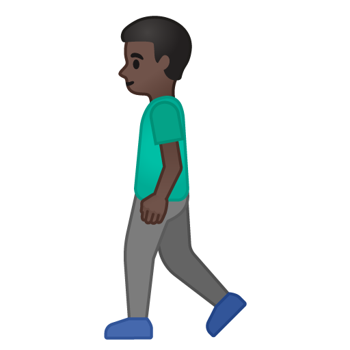 Man Walking: Dark Skin Tone, the design in this release