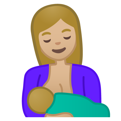 Breast-Feeding: Medium-Light Skin Tone, the design in this release