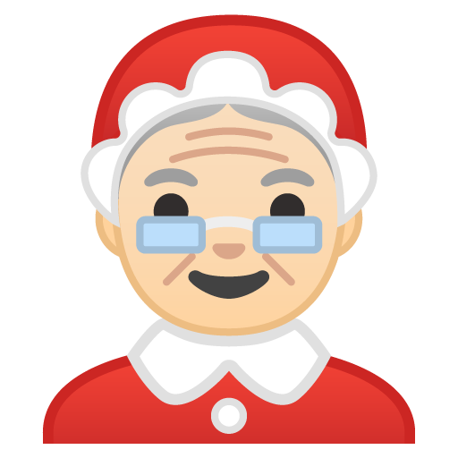 Mrs. Claus: Light Skin Tone, the design in this release